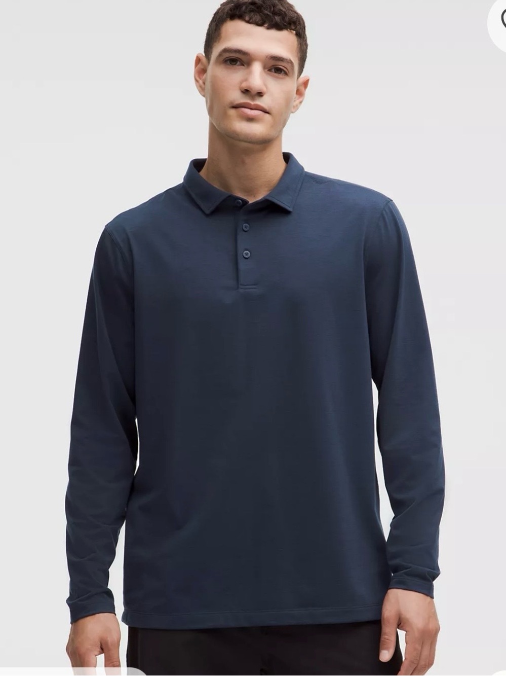 Lululemon Evolution Long-Sleeve Polo Shirt Size L